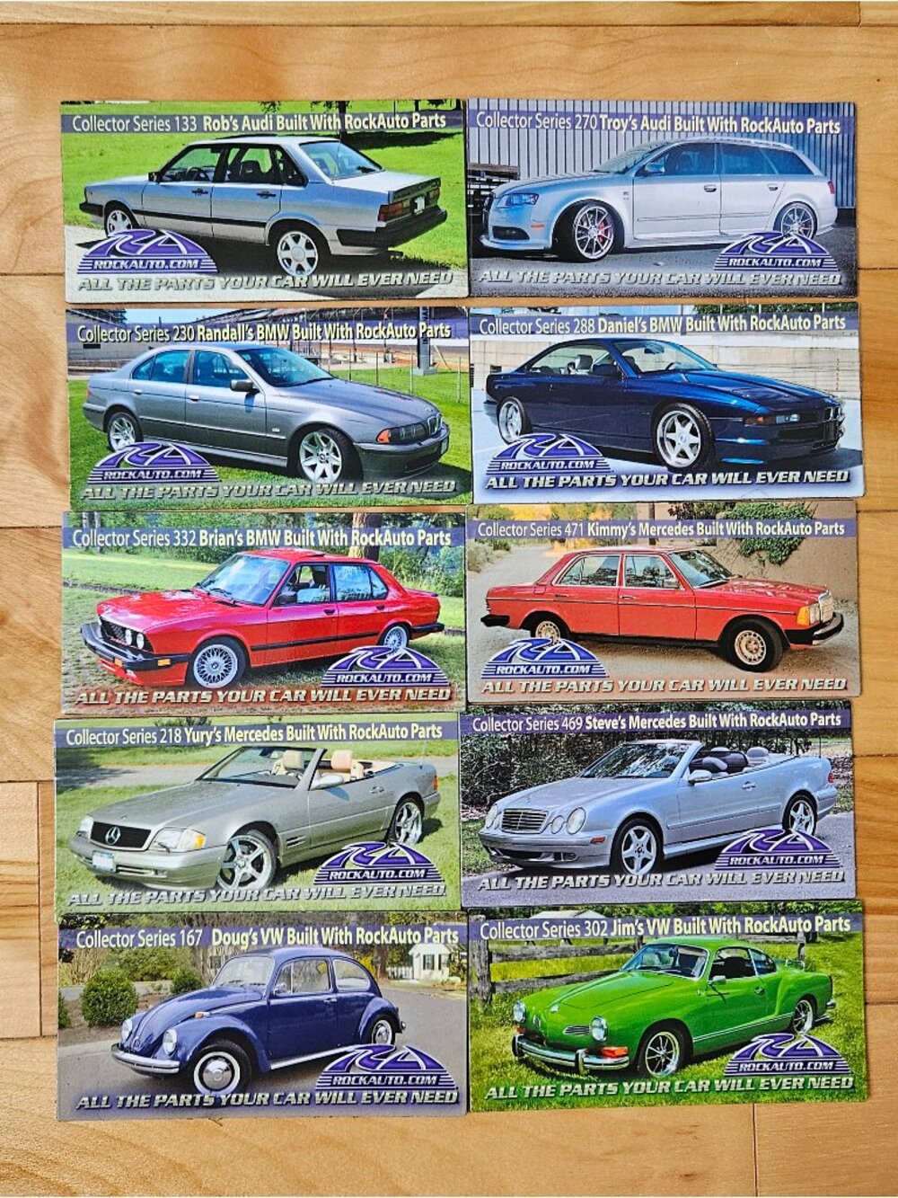 10 pc ROCKAUTO MAGNET LOT